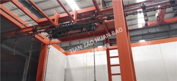 悬挂输送链涂装生产线工艺流程